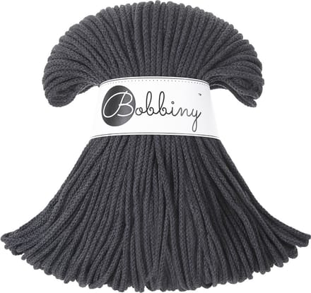 Bobbiny Junior Charcoal Grijs 3mm