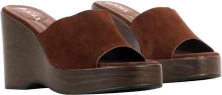 Sandalen met plateauzool om aan te trekken