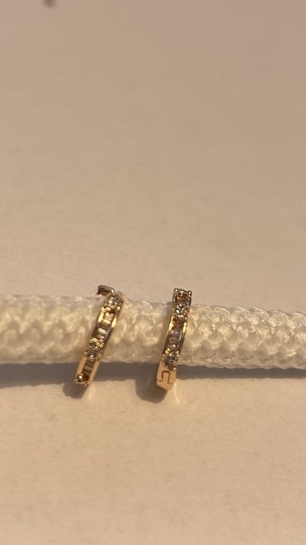 Creole Trio Stone Gold 18K