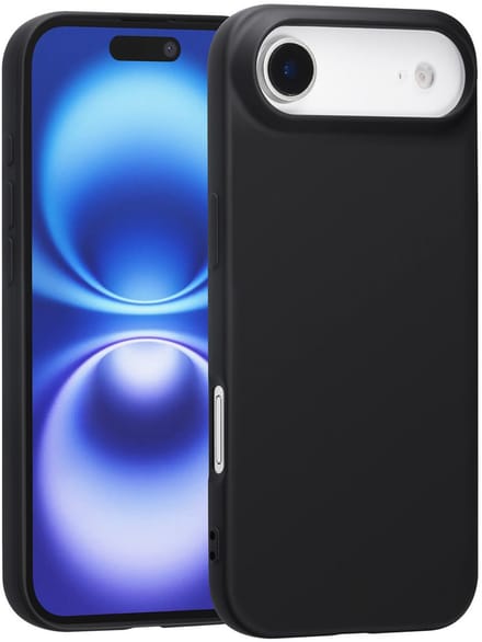 TUNIQ Back cover - iPhone 17 Air - Zwart - Schokabsorberend - Antislip Grip
