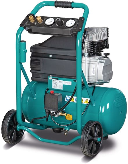Werfcompressor mobiel ketel 24 L 2,2 kw / 3 Pk 284 L/min 10 bar 230V Aircraft