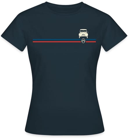 Citroën Logo Strepen 2CV Model T-Shirt Dames