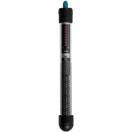 Aquariumverwarmer - Zolux - Verwarmer 100 - 100 W - Lengte 27 cm - Zwart