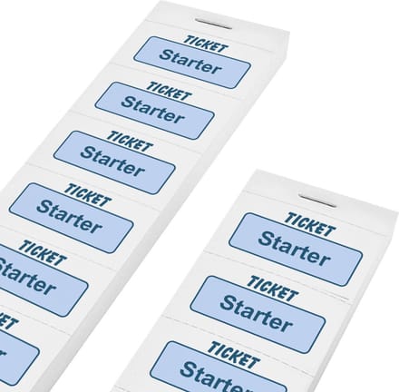 CombiCraft consumptiebon Starter per 1000 bonnen - wit