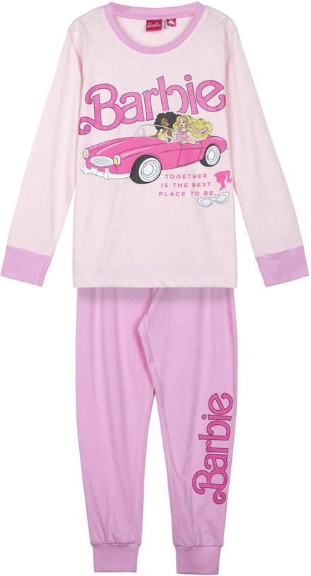 Barbie Pyjama Meisjes 100% Katoen Roze