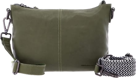 FREDsBRUDER Leren Schoudertas Jeren Crossbody Leaf Groene