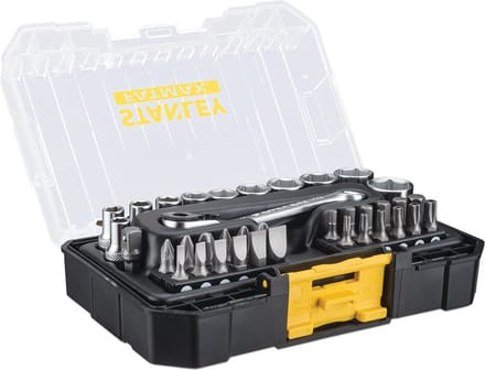 Stanley Fatmax PRO-STACK - Dopsleutelset - 37-delige Set - 1/4" aansluiting
