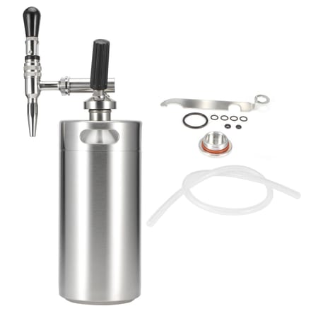 Nitro Cold Brew Koffiemaker RVS Fust Stikstof Koffiemachine Dispenser Systeem Kit3.6L gray