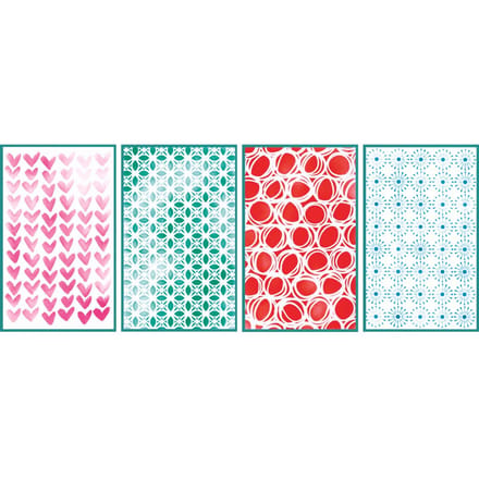 Sizzix Stencil Set "Backgrounds"