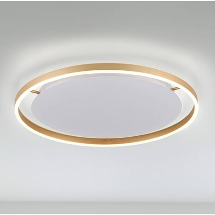 JUST LIGHT. GmbH LED plafondlamp Ritus, Ø 58,5cm, mat messing