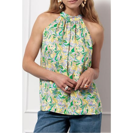 Studio Anneloes Sara Top Multi Color Maat: M | Blouses Outlet | Dames | Groen