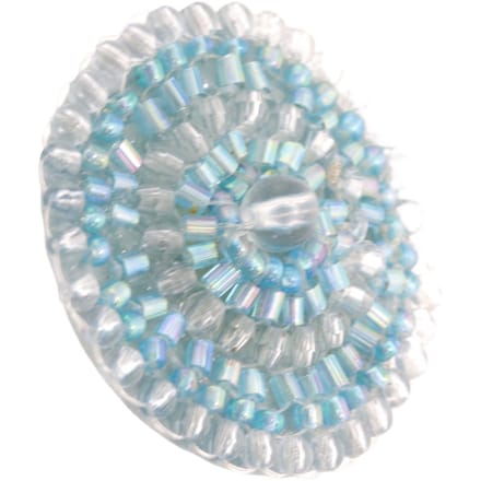 Behave - Ring - Handgemaakte Verstelbare handgemaakte ring met blauwe kralen - Boho-chic