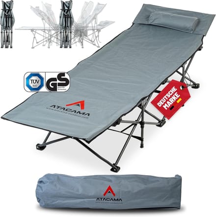 Ultralicht Inklapbaar Veldbed voor Perfecte Kampeerervaring - Comfortabel XXL Design
