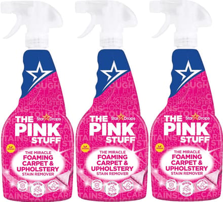 The Pink Stuff - Foaming Carpet & Upholstery Stain Remover 500 ml - 3 pack