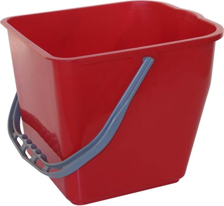 Emmer Rood 10L | Rood | Werkwagen | Facilitair | Schoonmaak