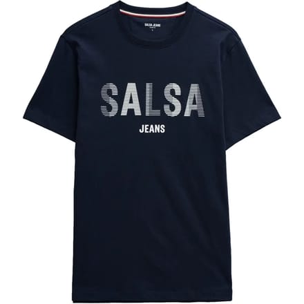T-shirt met geborduurd logo Salsa Jeans