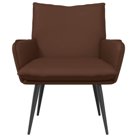 vidaXL - Fauteuil - Bruin - Kunstleer