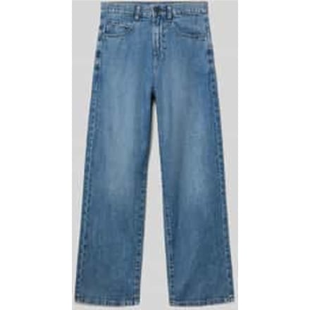 loose fit jeans van puur katoen