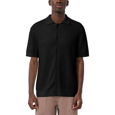 s.Oliver -qs Pullover Shortsleeve Black Taglia: M | Maglioni a maglia Outlet | Uomo | Nero