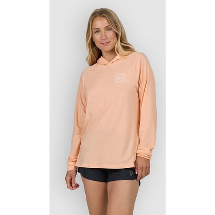 Salty Crew Circled Tech Hoody Longsleeve Lycra oranje