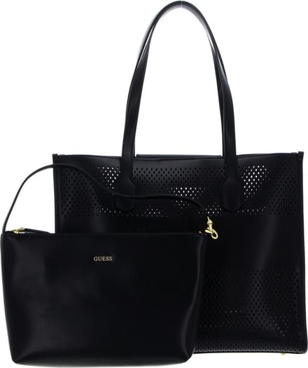 GUESS Schoudertas Katey Perf Tote Black Zwart