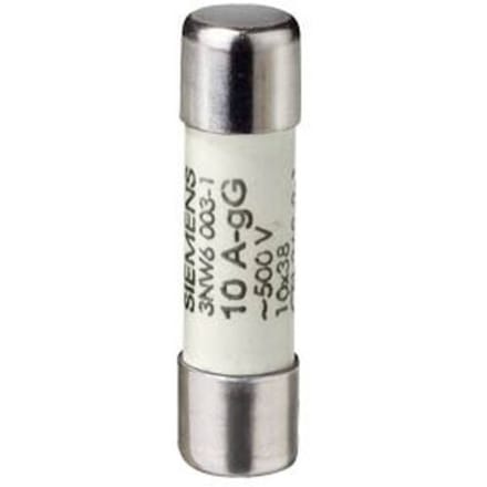 Siemens 3NW60041 Cilinderzekeringmodule Geschikt voor Buiszekering 10.3 x 38 mm 4 A 500 V 10 stuk(s)