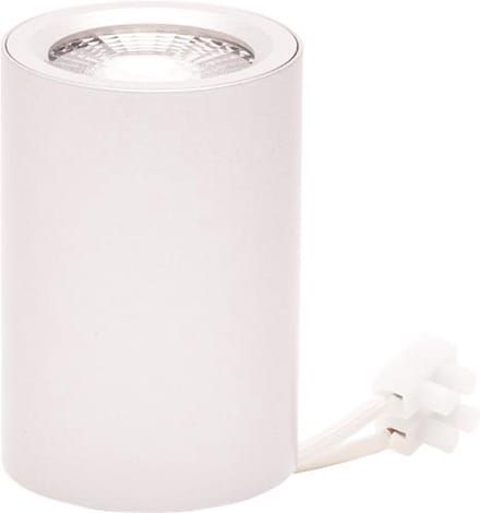 Xtra Warm Led Strakke Opbouwspot rond  60 mm grijs led verlichting GU10 fitting