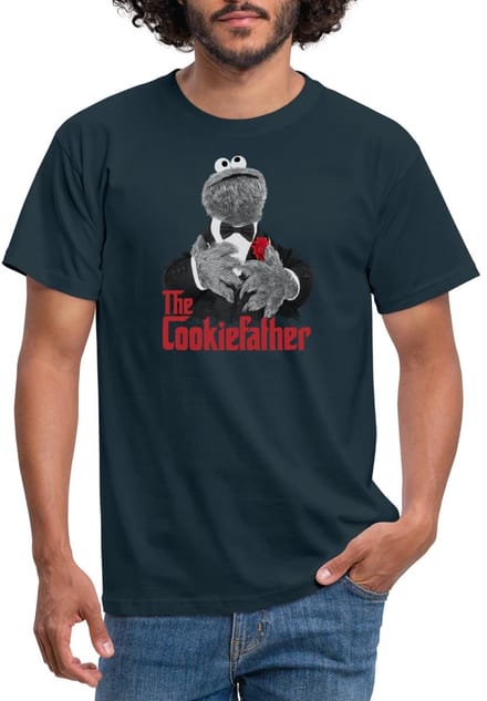 Sesamstraat Koekiemonster The Cookiefather T-Shirt Heren