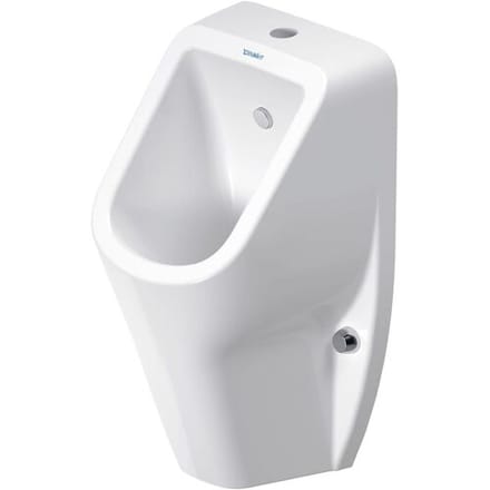 Duravit No. 1 urinal, rimless, without fly, inlet from above 2818300000