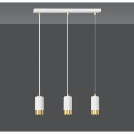 3-lichts hanglamp Kumiko | Loft46