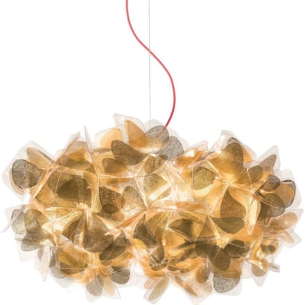 Slamp hanglamp Clizia Mama Non Mama, Ø53cm, goud/rood