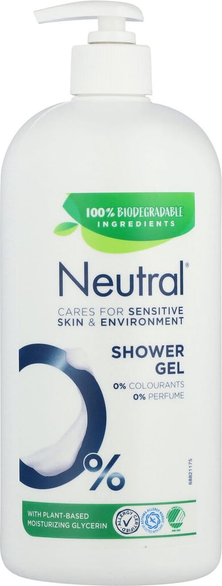Neutral 0% Milde Showergel - 0% parfum & 0% kleurstoffen - 900 ml