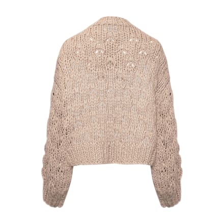 Karen gebreide cardigan in grijs