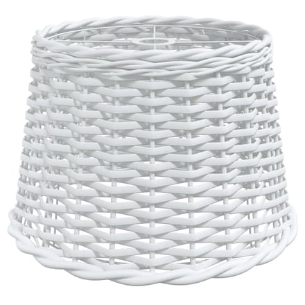 vidaXL - Plafondlampenkap - Ø40x26 - cm - wicker - wit