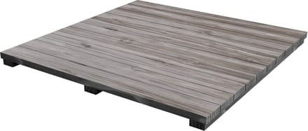 BIG GREEN EGG - Distressed Acasia Wood Insert Modular Workspace