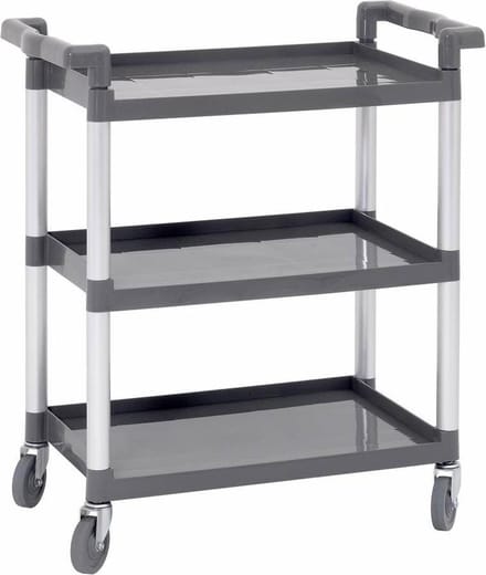 Serveerwagen - 3 bladen - 830x415x(h)940mm - 120Kg