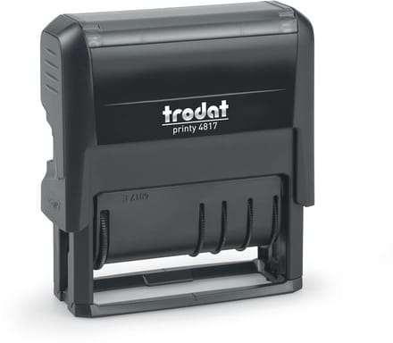 Trodat tekststempel met datum Printy 4817 | Frans