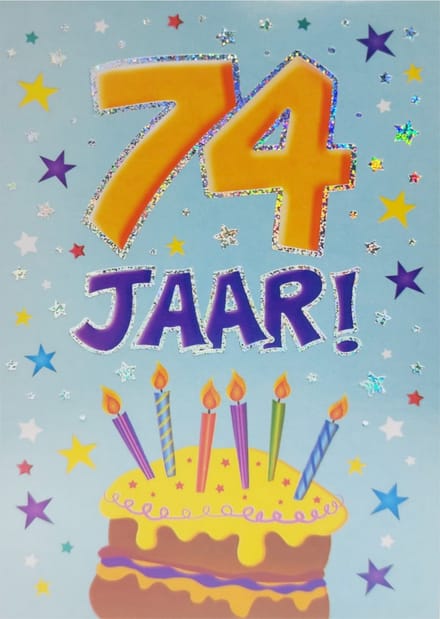 Verjaardagskaart - That Funny Age - 74 jaar - Met Envelop - Per stuk