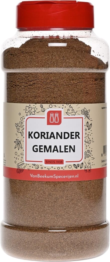 Van Beekum Specerijen - Koriander Gemalen - Strooibus 300 Gram
