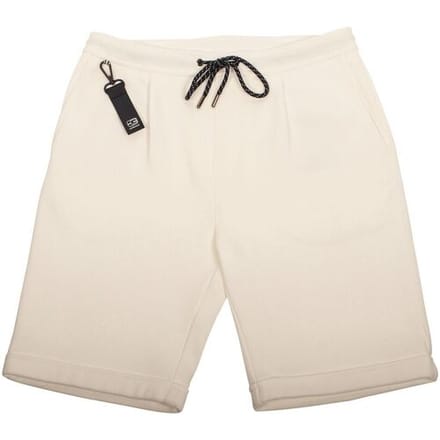 Giordano Bermuda Salina Elastic Short Doubleface Knit Snow White / male