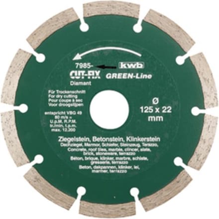 KWB Diamantschijf - 125 Green Line 7985-40