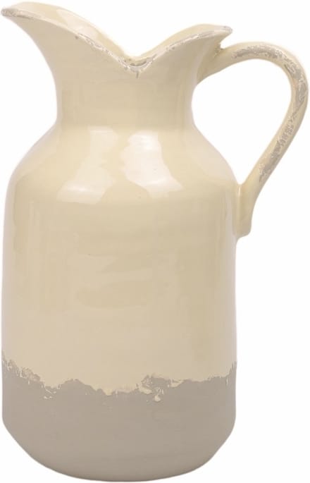 House of Nature Kruik vaas Prado beige 31cm