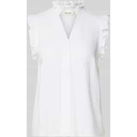 regular fit blousetop met linnengehalte model 'VIVA'