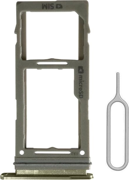 SIM + SD Kaarthouder Samsung Galaxy S10/S10+ – Premium – Geel