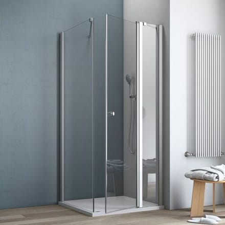GEO maw flex door right with fixed part and side panel, 90 x 100 cm AF2009010R2360