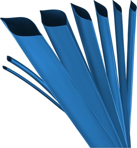 Omgoods - Krimpkous Blauw met Lijm Ø 30 mm 2 m UV-bestendig