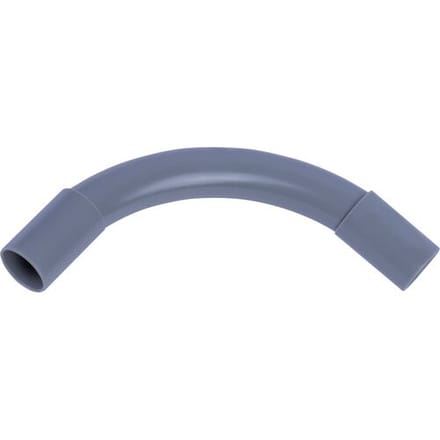 Pipelife Bocht PVC slagvast 5/8" (16mm) grijs
