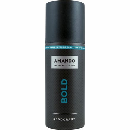 Amando Deodorant Bold - 3 x 150 ml - Voordeelverpakking