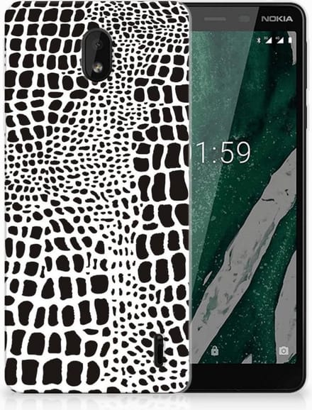 Nokia 1 Plus TPU Hoesje Slangenprint