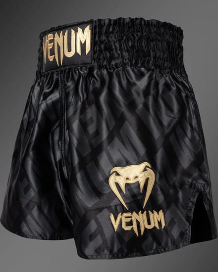 Venum Contender XT Muay Thai Shorts – Zwart Goud - M
